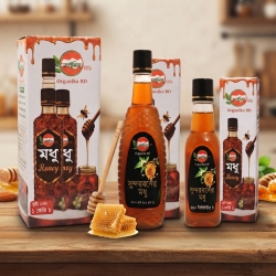 Natural Sundarban Raw Honeycomb with Honey | সুন্দরবনের প্রাকৃতিক চাকসহ মধুখলিশা ফুলের মধু