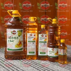 Organika BD Pure Mustard Oil (Shorisha Tel) in Plastic Bottles | অর্গানিকা বিডি খাঁটি সরিষার তেল
